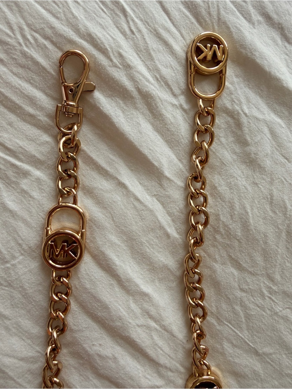 Michael Kors Gold MK Logo Link